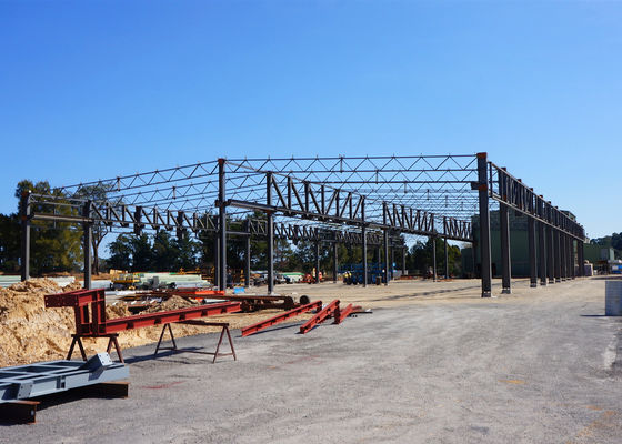 Struktur Baja Atap Truss Konstruksi Gudang Fabrikasi Rangka Logam