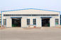 Gable Frame Light Metal Struktural Steel Warehouse / Bangunan Bentang Pabrik Besar