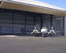 Bangunan Sementara Struktur Baja Baja Hangar Dengan Pintu Angkat