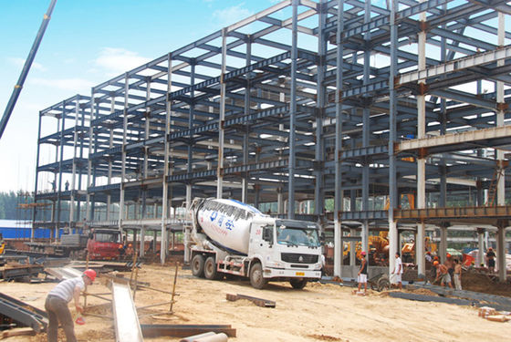Bangunan Struktur Baja Kantor Prefabrikasi Bertingkat