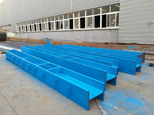 Baja H berbalok las Q235B Q355B ASTM A36 untuk Konstruksi