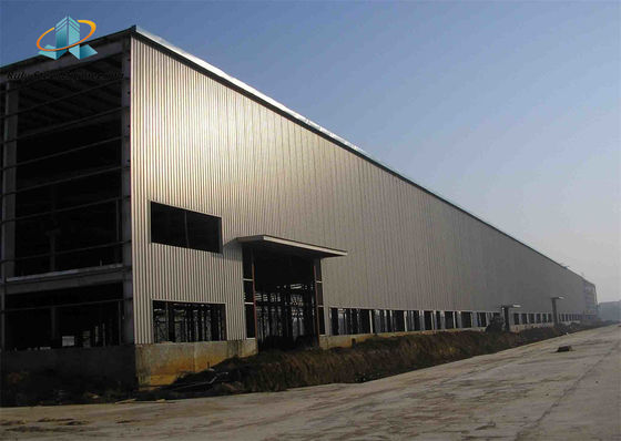 Prefab Steel Struktur Gudang H-Section Steel Q235B Disesuaikan