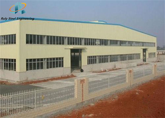 Q355b Struktur Baja Gudang Multi Span / Bangunan Prefabrikasi / Pabrik Ban