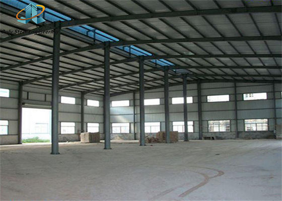Bangunan Pabrik Logam Ringan Prefabrikasi Bangunan Kerangka Baja Konstruksi Bangunan Prefabrikasi Gedung Gudang