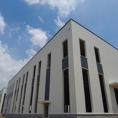 Hot Dip Galvanized Prefabricated Steel Warehouse 50 Tahun Umur