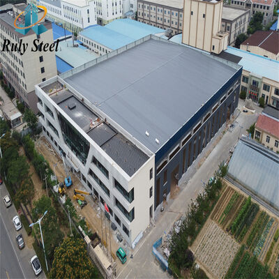 Modular Prefabricated Steel Warehouse Custom Built for Workshop & Office Integration