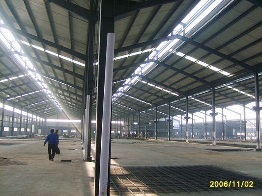 Bangunan Baja Jadi, Pembuatan Pabrik Garmen / Bengkel Logam Multi Rentang