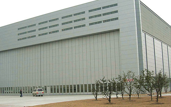 Struktur baja Hangar pesawat dengan Q235B Q355B ASTM A36 Baja