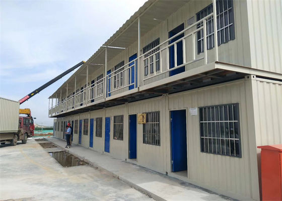 Ruang Tidur Kontainer Prefab Portable dengan Struktur Galvanis
