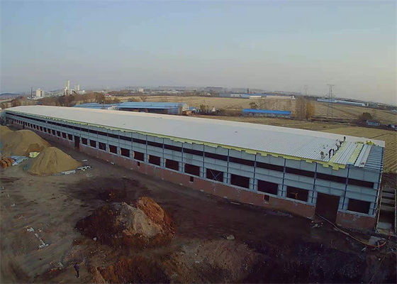 Bengkel Beton Gudang Struktur Baja Prefabrikasi 200m × 40m