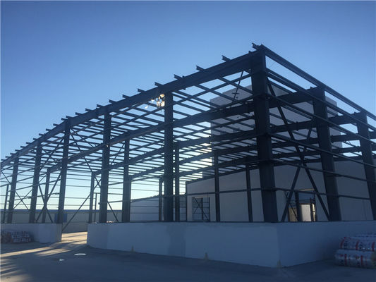 Pabrik Cina Membuat Prefab Workshop Portal Frame Konstruksi Dengan Biaya Rendah Untuk Penyimpanan