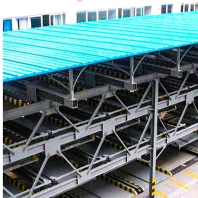 Multi-Lantai Besar Span Prefab Baja Parkir Struktur Q235B Q355B