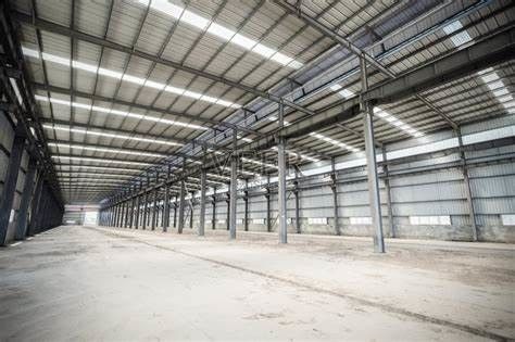 Pabrik Struktur Baja Ringan Industri Modern Lagre Span Dengan Tata Layout yang Luas
