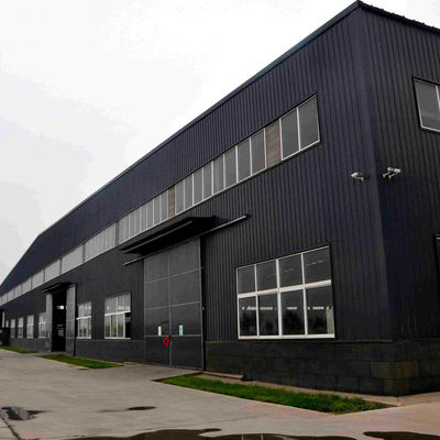 Konstruksi logam prefabrikasi Industri Struktur Portable Frame Bangunan Baja bengkel