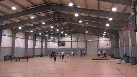 Lapangan Basket Struktur Baja Prefabrikasi Multi-Lapangan Bentang Lebar