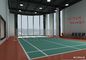 Bentang Besar Pra Rekayasa Bangunan Logam Struktur Baja Aula Badminton