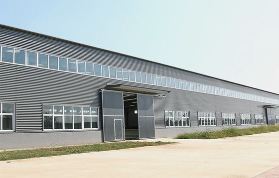 Bangunan prefab H Bagian Steel Metal Workshop Untuk Penyimpanan