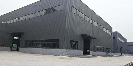 Struktur baja galvanis/dicat Bangunan gudang prefabrikasi Bengkel konstruksi rangka baja