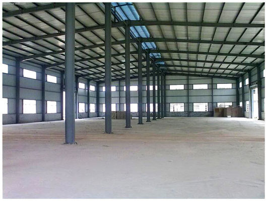 Large Span Customized Industrial Factory Shed Lokakarya Struktur Baja Prefabrikasi