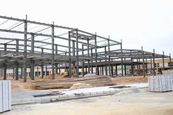 Portal Frame Baja Balok Kolom Struktur Baja Gudang Kustomisasi Tingkat Tinggi