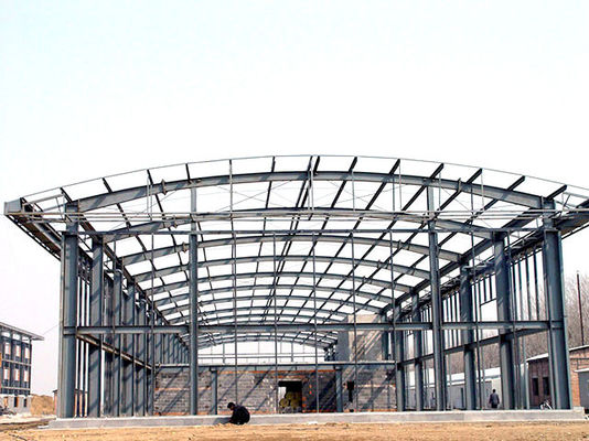 Portal Frame Baja Balok Kolom Struktur Baja Gudang Kustomisasi Tingkat Tinggi