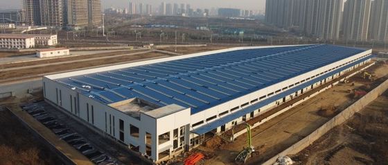 Portal Frame Baja Balok Kolom Struktur Baja Gudang Kustomisasi Tingkat Tinggi