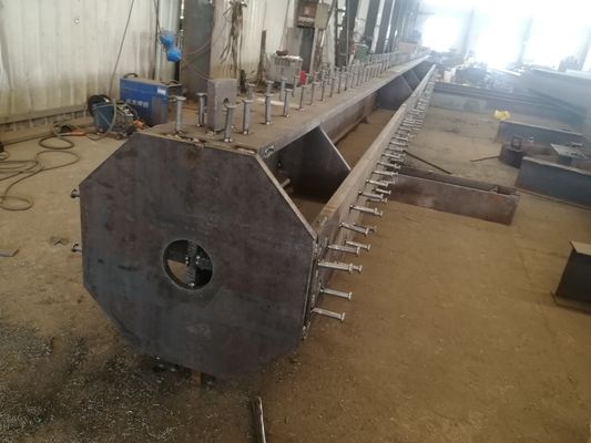 Baja H berbalok las Q235B Q355B ASTM A36 untuk Konstruksi