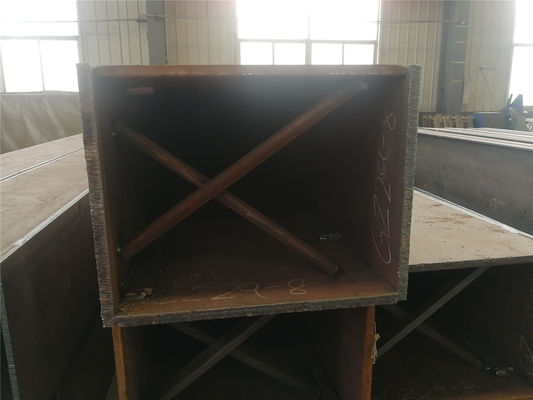 Baja H berbalok las Q235B Q355B ASTM A36 untuk Konstruksi
