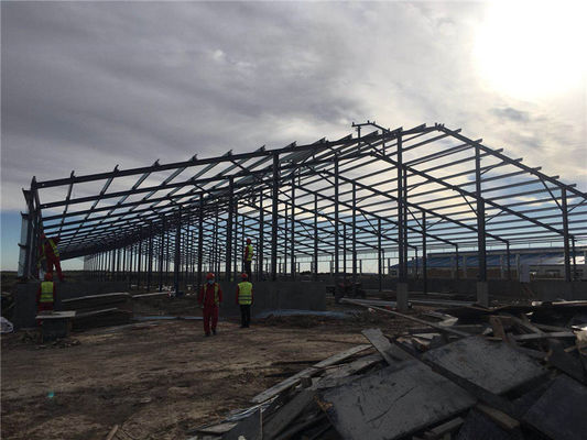 Cepat Mengumpulkan Anti Korosi Kekuatan Tinggi Ketahanan Seismik Disesuaikan Prefab Bekas Kualitas Tinggi Steel Workshop