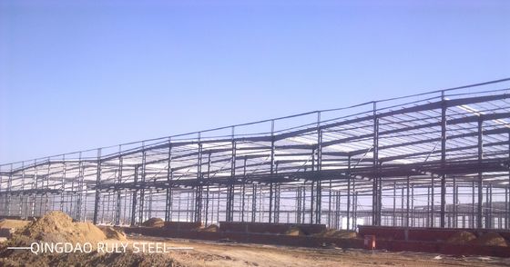 Kualitas Tinggi Besar Span Galvanized Frame Customizable Steel Struktur Workshop
