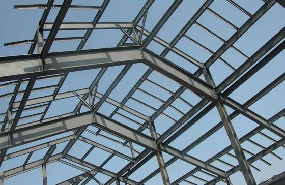 Stabil Desain Teknik Profesional Rumah Prefabrikasi Struktur Baja Kerangka Bangunan Lokakarya
