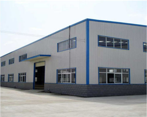 H Bagian Baja Prefab Gedung gudang Hot Rolling Galvanized Ekonomi Industri Ringan Berat Besar Span