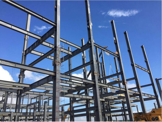 Pre-Engineered China Manufacturer Struktur Baja Gudang Industri Disesuaikan Eco Friendly Workshop