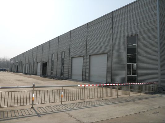 Bangunan Prefabrikasi Konstruksi Struktur Baja Lokakarya Metal Carports Untuk Pemeliharaan Mobil Bangunan Metal Prefabrikasi