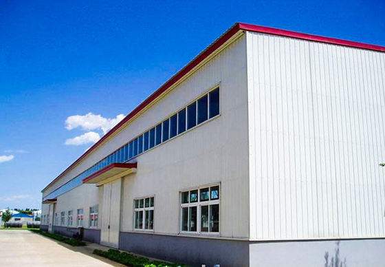 Fast Install Steel Frame Light Weight Pre-Massed Portal Frame Bangunan Komersial Steel Struktur Workshop