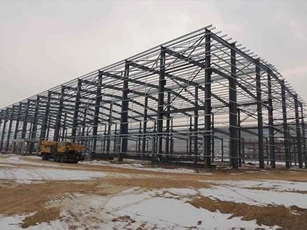Low Cost Prefab China Murah Balok Struktur Baja Pabrik Industri Ekonomi Lokakarya
