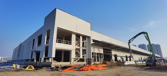 Gudang Struktur Baja Prefabrik Panjang Besar Q235B Q355B