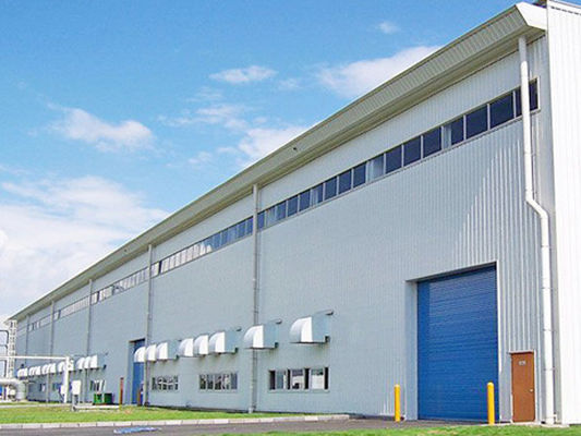Prefab Steel Structure Warehouse Workshop untuk penyimpanan industri