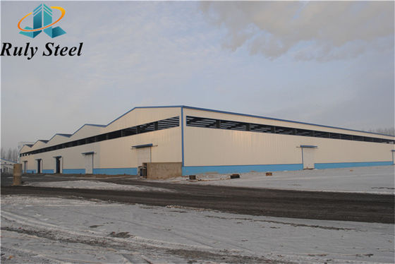 Struktur logam baja prefabrikasi Fabrikasi atap multi span besar
