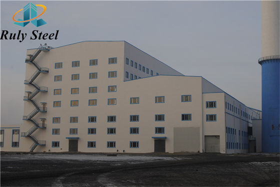 Struktur logam baja prefabrikasi Fabrikasi atap multi span besar