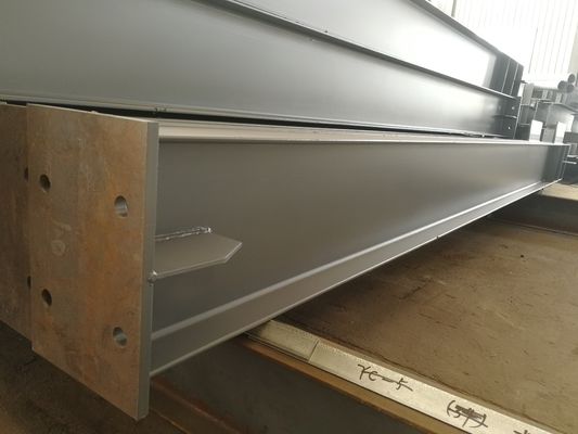 Tinggi Kekuatan Prefabrikasi Struktur baja Fabrikasi H Balok Dicat / Galvanized