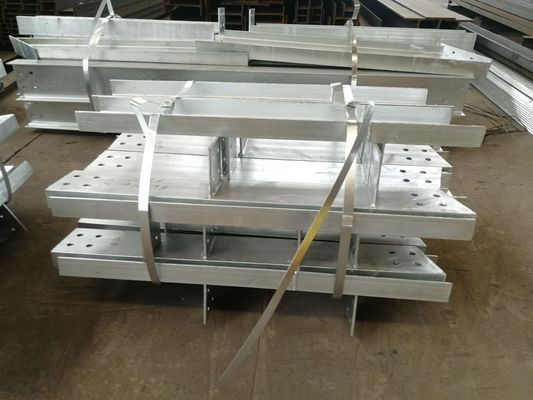 Tinggi Kekuatan Prefabrikasi Struktur baja Fabrikasi H Balok Dicat / Galvanized