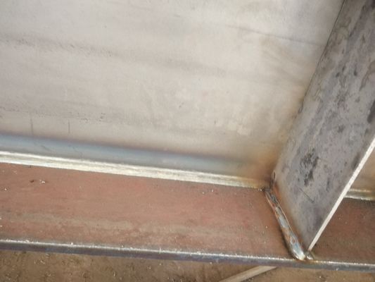 Tinggi Kekuatan Prefabrikasi Struktur baja Fabrikasi H Balok Dicat / Galvanized
