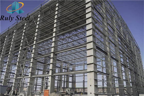 Pembuatan Struktur Baja Prefabrikasi Multi-Lantai untuk Gedung Perumahan / Kantor / Hotel