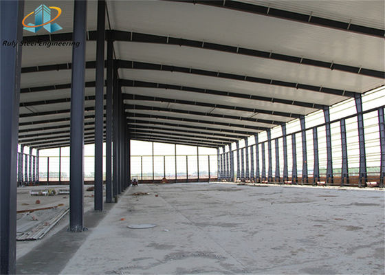 Struktur Baja Prefabrikasi Gudang Multi Story Large Span Prefab Workshop Pabrik Produsen Pembuatan