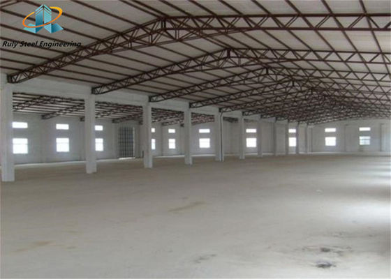 Cement Warehouse Ruang Besar Struktur Baja Prefabrikasi Bangunan Bahan Konstruksi Lokakarya Logam Prefabrikasi