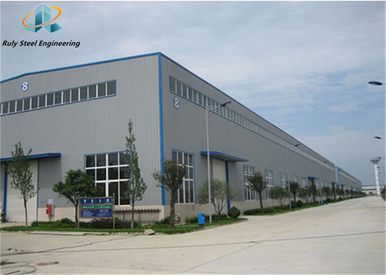 Cement Warehouse Ruang Besar Struktur Baja Prefabrikasi Bangunan Bahan Konstruksi Lokakarya Logam Prefabrikasi