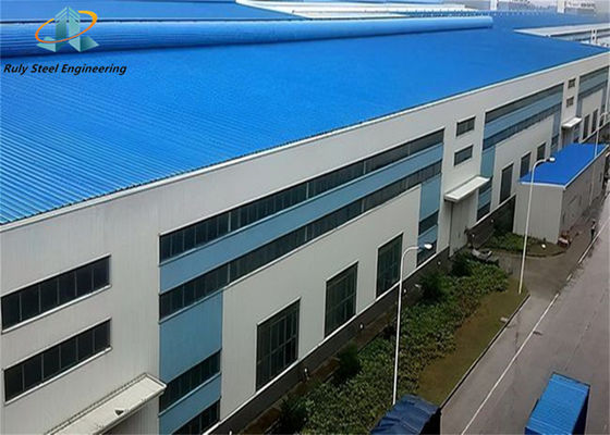 Desain Bebas Bangunan Struktur Baja Prefabrikasi Bahan Bangunan Gudang Besar Span Bangunan Logam Prefabrikasi