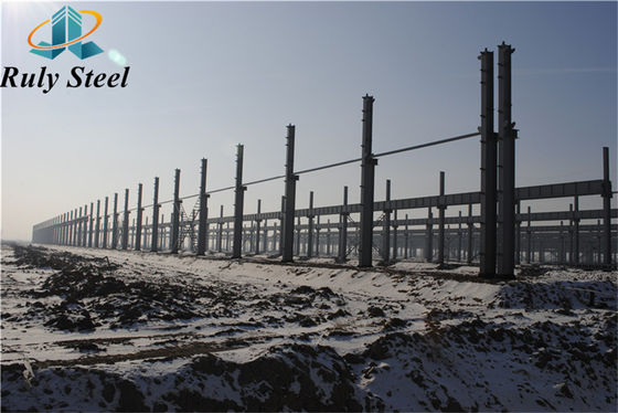 High Span Prefabricated Steel Structure Hangar untuk penyimpanan dan pemeliharaan pesawat