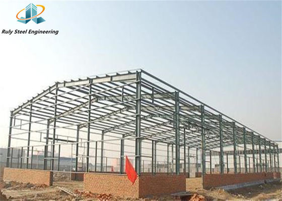 Q355b Struktur Baja Gudang Multi Span / Bangunan Prefabrikasi / Pabrik Ban